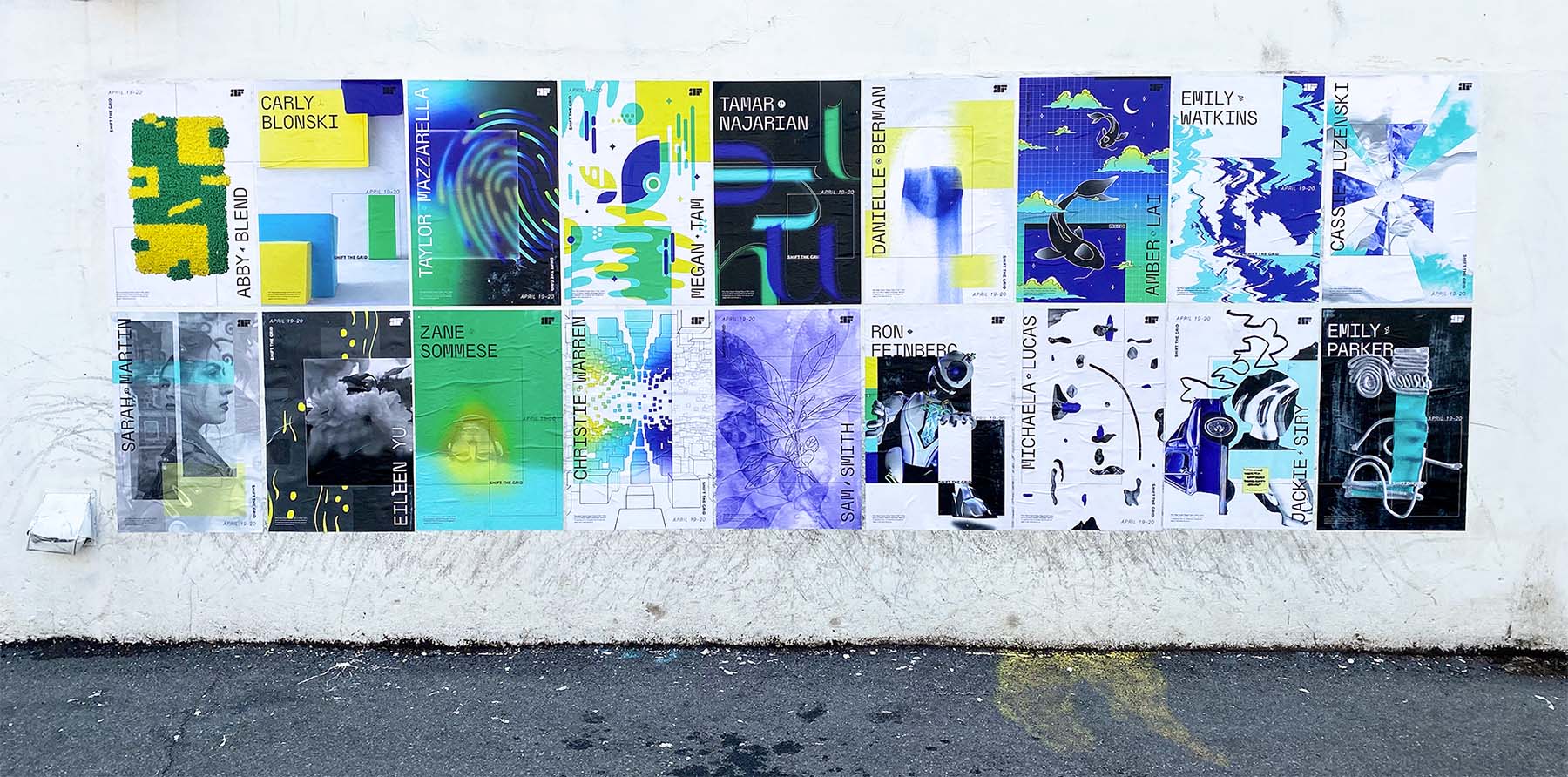 poster installation