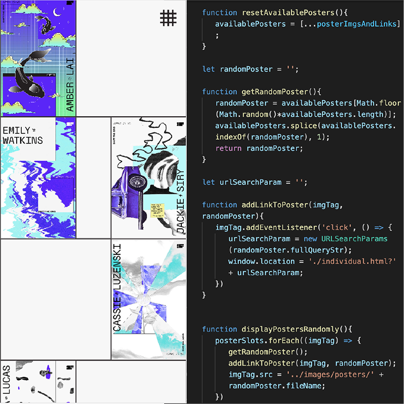 final website and code